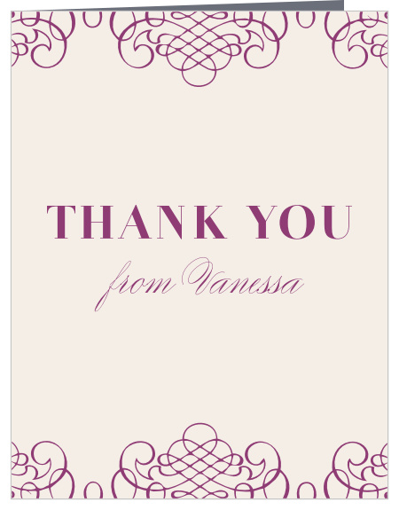 The Up & Up Graduation Thank You Card makes for a charming, yet chic way to express your gratitude to your friends and family for all their support on your journey. Customize the color of your pattern, your card and your font to show your charming personality.