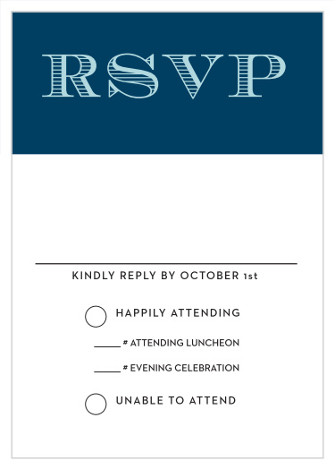 The Precious Traditions Bar Mitzvah Response Cards are designed to perfectly match and compliment the similarly-named invitation suite. Match the colors fonts to your theme and get a headcount for your celebration!