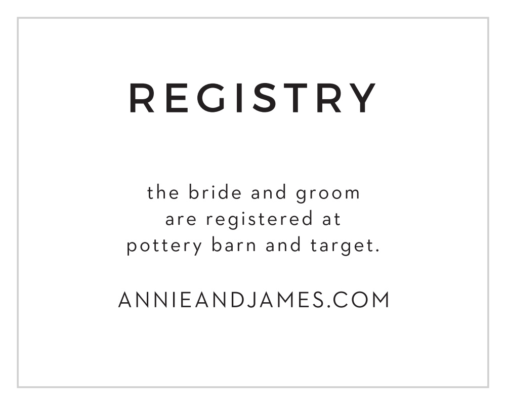 Swirling Simplicity Registry Cards