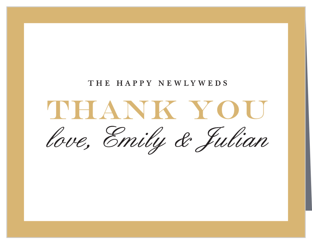 Classic Border Thank You Cards