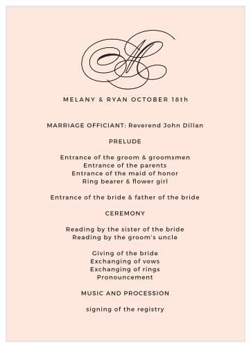 Charmed Monograms and Weddings have gone hand in hand for decades and there's no reason to stop a good thing.