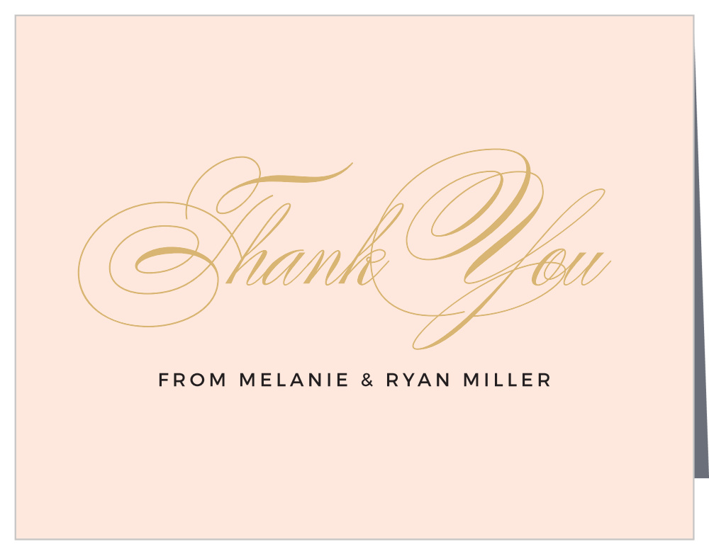 Charmed Monogram Thank You Cards