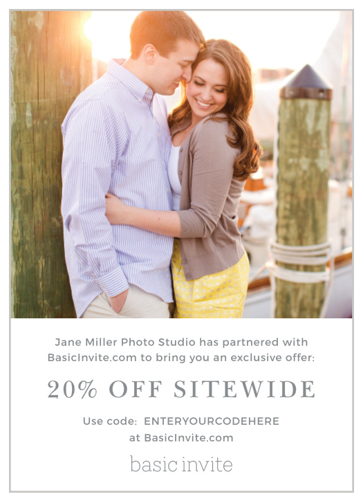 This partner card design includes customizable text and a location for a large photo upload. The back of this card includes our color guide, complete with printed swatches of our current color offerings.
Important
We ask that you do not order more than a 1 month supply to help minimize waste. You can always order more, and they will always arrive within a week.