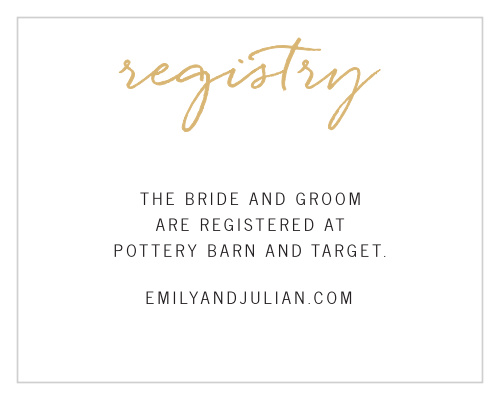 Last, but not least, the Brush Script Foil Registry is the perfect final touch to the Brush Script suite.