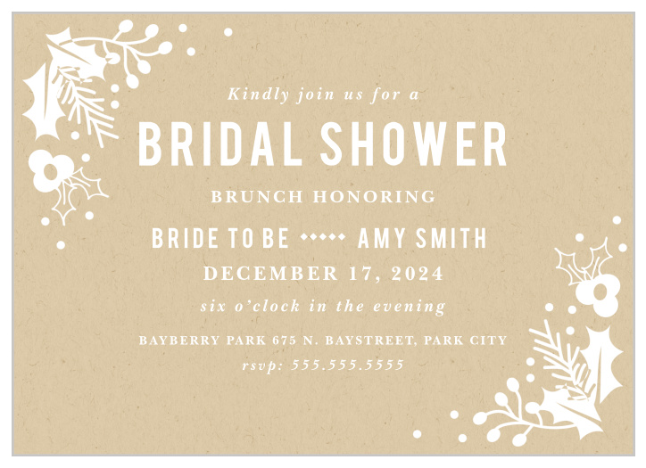 Stay classy with the falling in Love Brunch Bridal Shower Invitations.