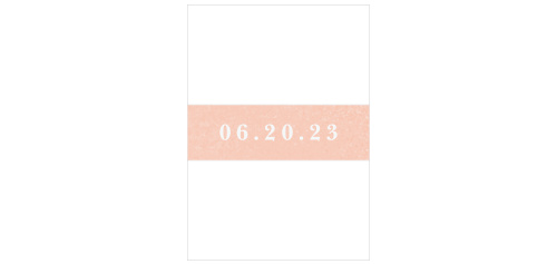 Make sure all of your cards stay organized when you utilize our Floral Celebration Wedding Belly Bands.
