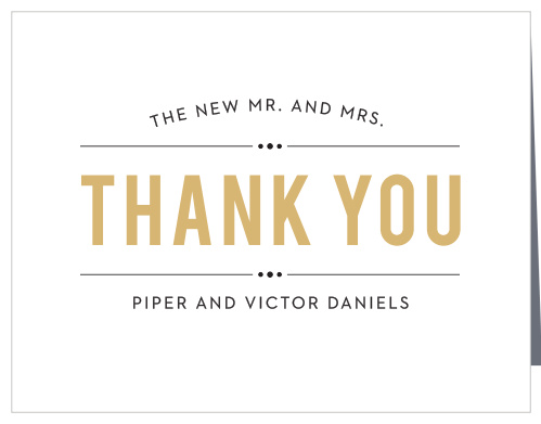 The end of every theatre performance has a grand thank you to the guests so make sure your thank you is just as great at the end of your wedding day!