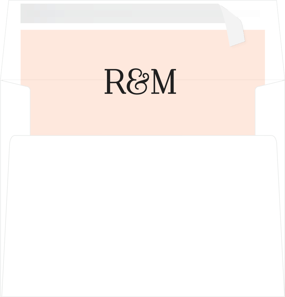 A7 Monogram Envelope Liner