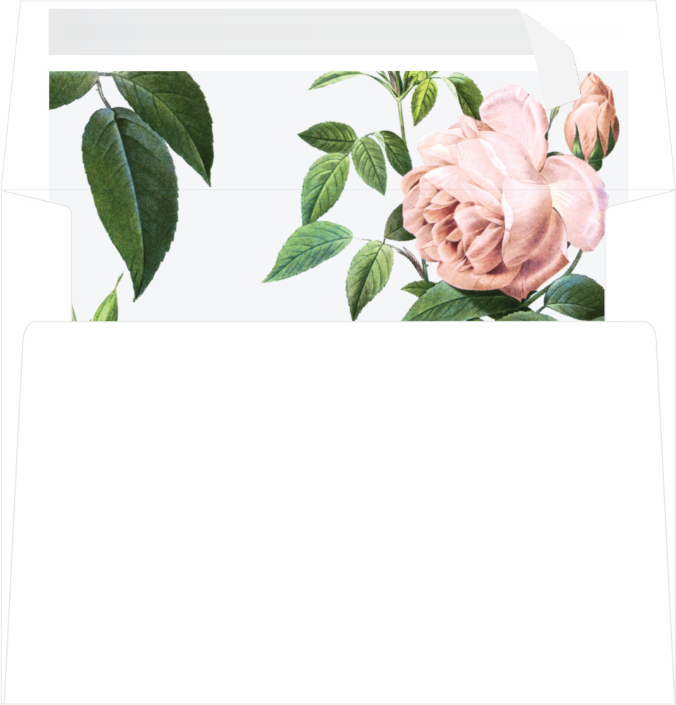 A7 Roses Envelope Liner