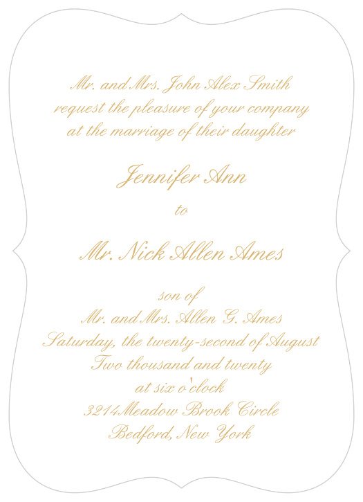 The Simple Luxury Foil Wedding Invitation lets simplicity speak for it’s self. Change the text, font and colors to match your theme! Don’t forget the foil touch. Choose silver or gold to make your invitations pop!