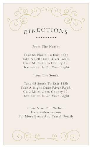 No one can join you in celebrating your marriage if they don't know how to get to your wedding!