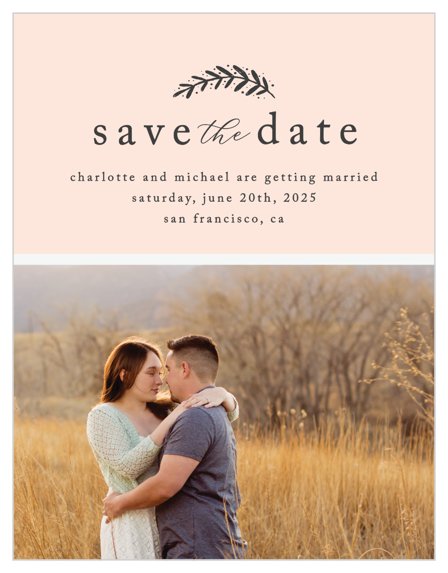 Perfectly Personalized Save the Date Cards