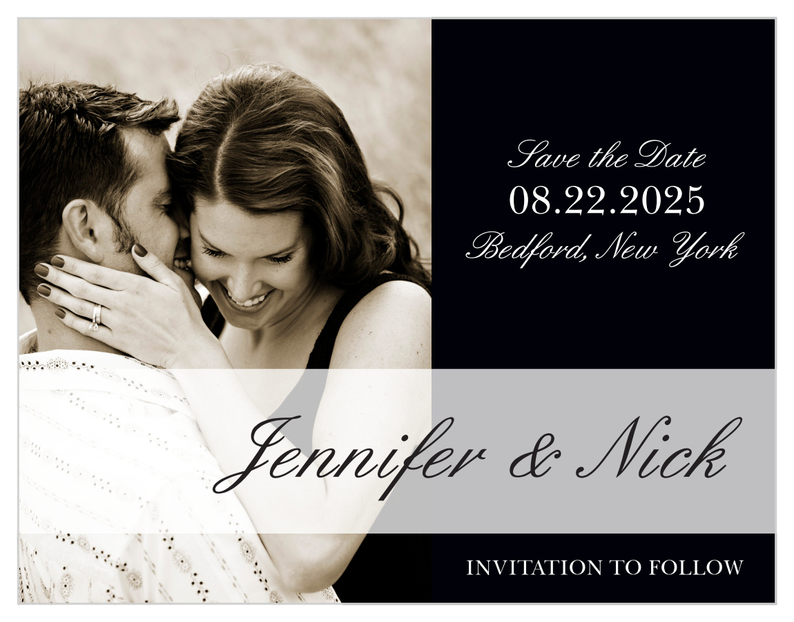 Forever Chic Save the Date Cards