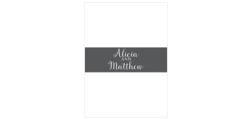 Belly Bands are a great way to keep your invitation and enclosure cards neat and tidy.