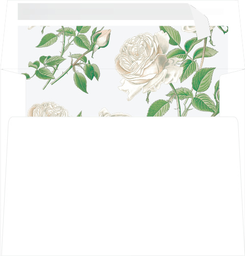 Add a touch of elegance to The Vintage Roses Envelope Liner! With customizable colors, you can make sure it matches your invitation perfectly! 