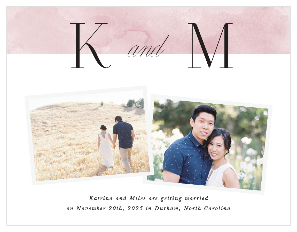 Colorful Band Save the Date Cards