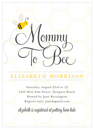 Mommy to hot sale be invitations