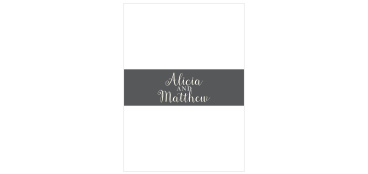 Belly Bands are a great way to keep your invitation and enclosure cards neat and tidy.