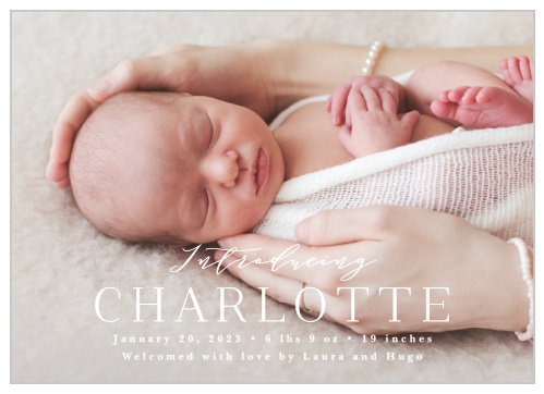 Pint Sized Birth Announcements