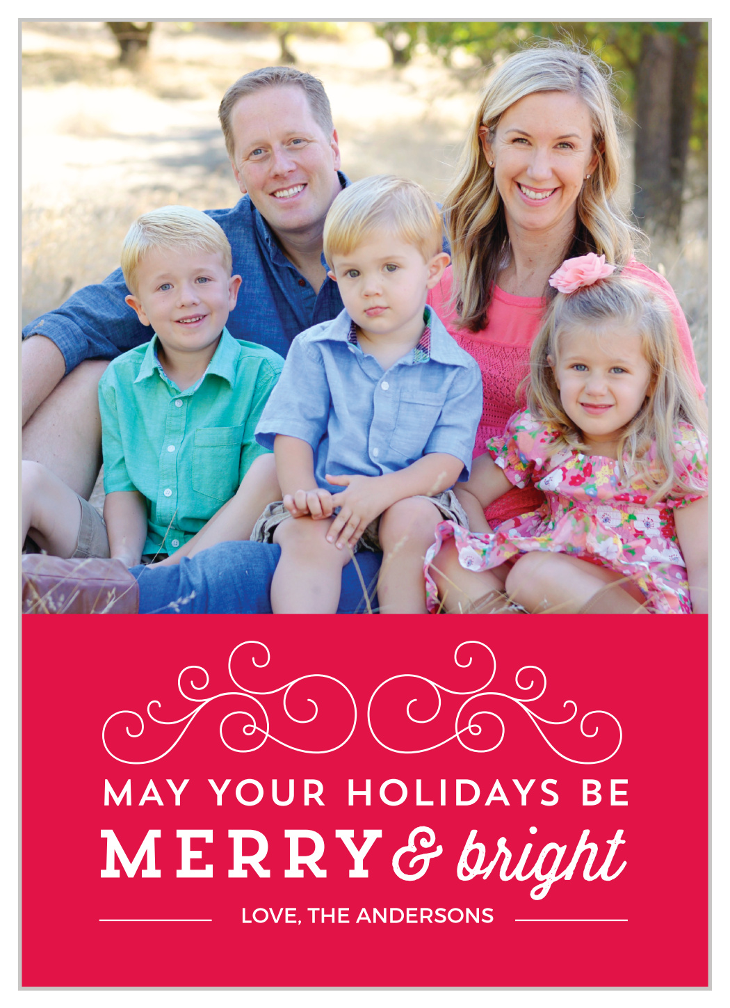 Merry Bright Photo Holiday Cards