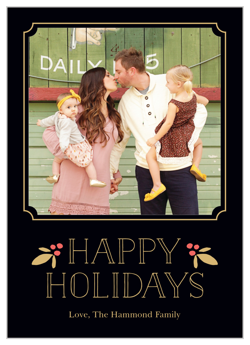 Festively Framed Foil Holiday Cards