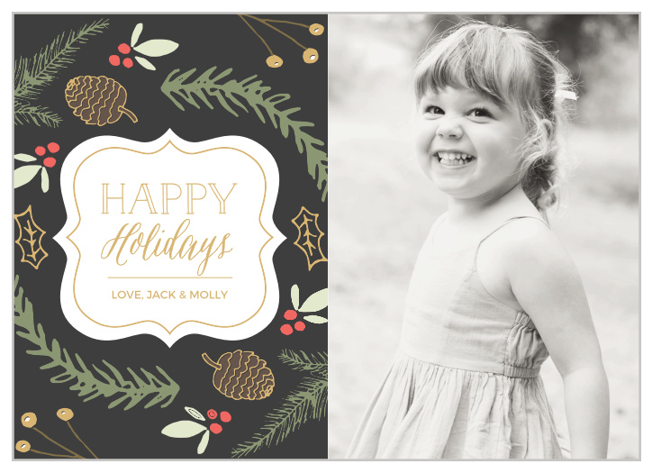 'Tis the time for the Illustrated Foliage Photo Holiday Cards.