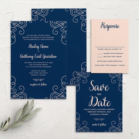Modern Love Wedding Invitations