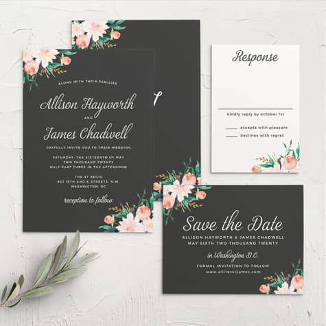 Blossoming Love Wedding Invitations