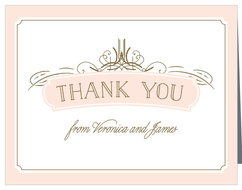 Share your gratitude with the Opulent Frames Thank You Cards, part of the Crafty Pie Collection at Basic Invite.