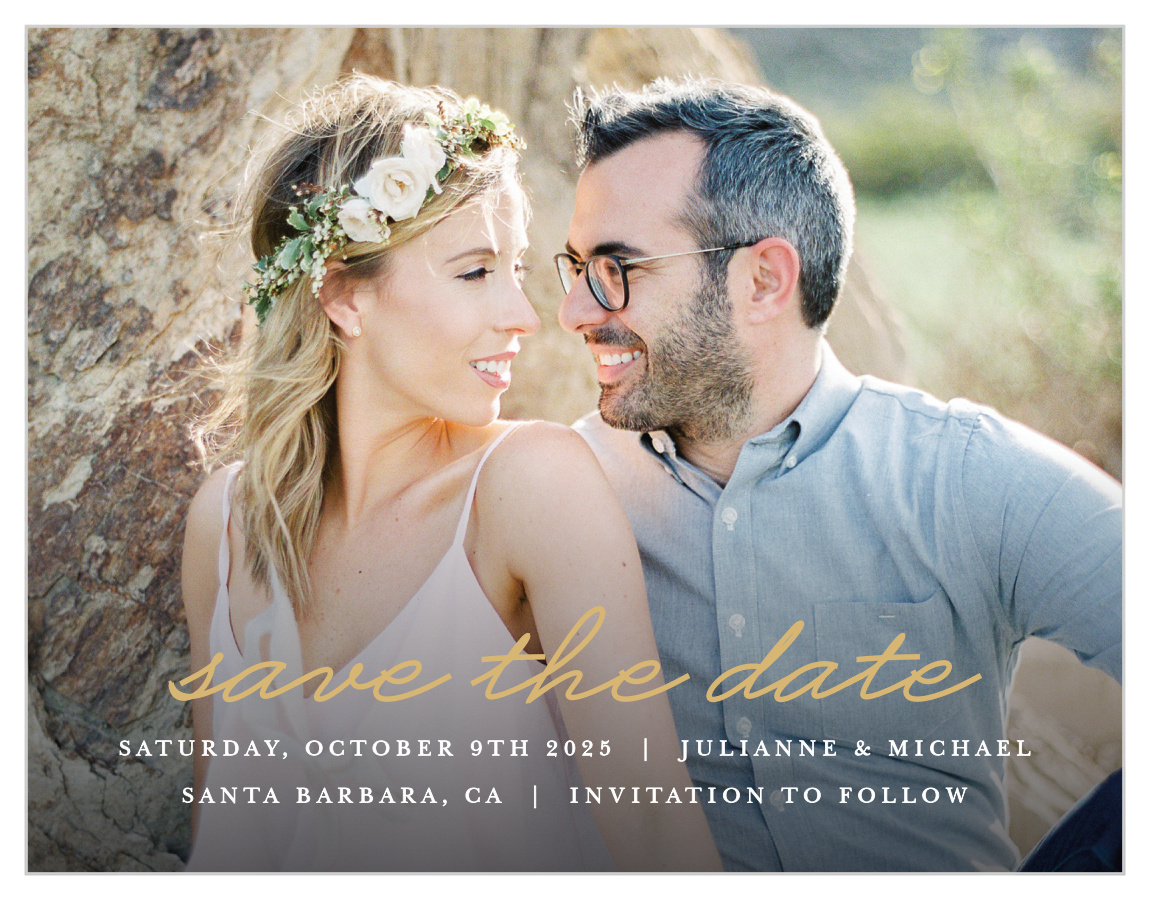 True Love Story Save the Date Cards