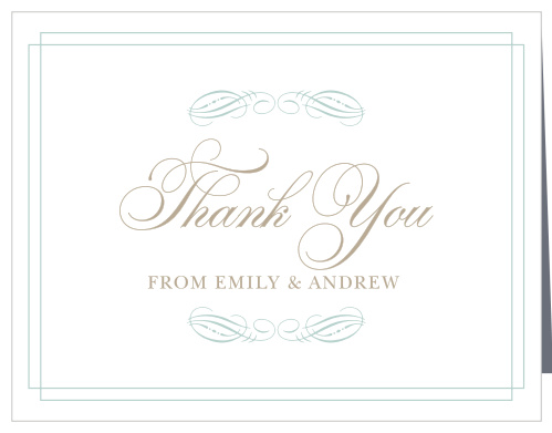 Emily Swash Wedding Thank You Cards