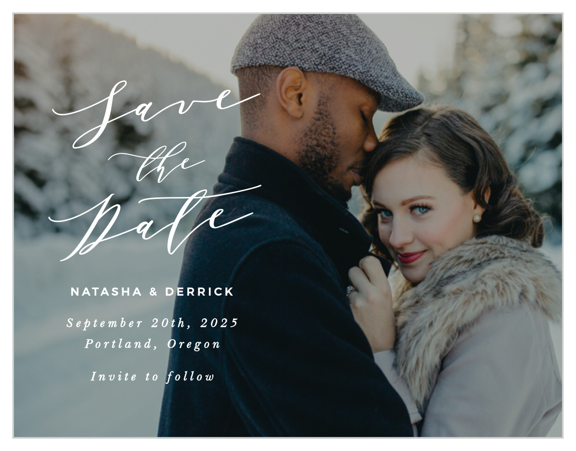 Passionate Forever Save the Date Cards