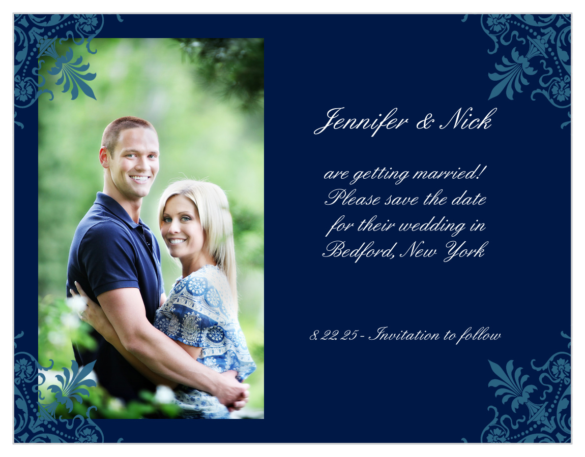 Elegant Spires Save the Date Cards