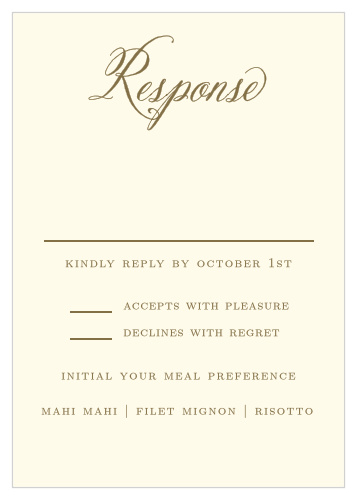 Romantic Vintage Wedding Invitations by Basic Invite