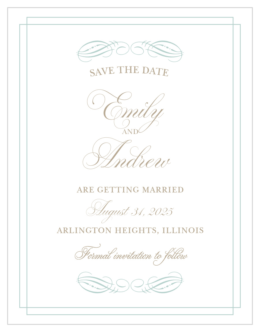 Emily Swash Save the Date Cards