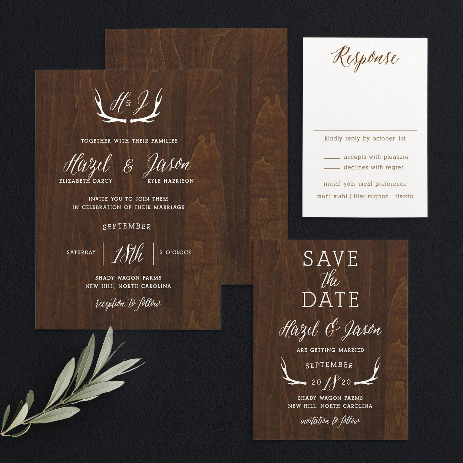 Rustic Wood Save the Date Cards, image size:1622x1622
