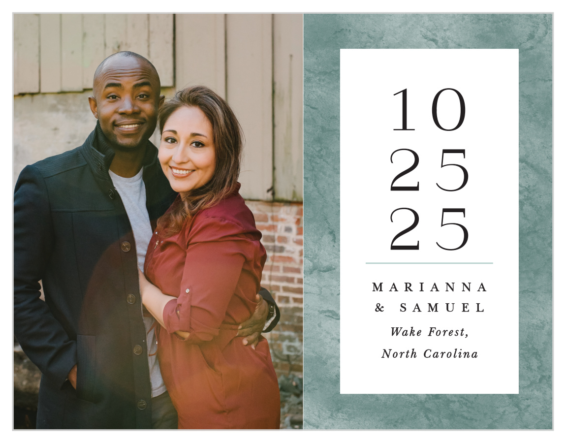 Formal Ticket Save the Date Cards