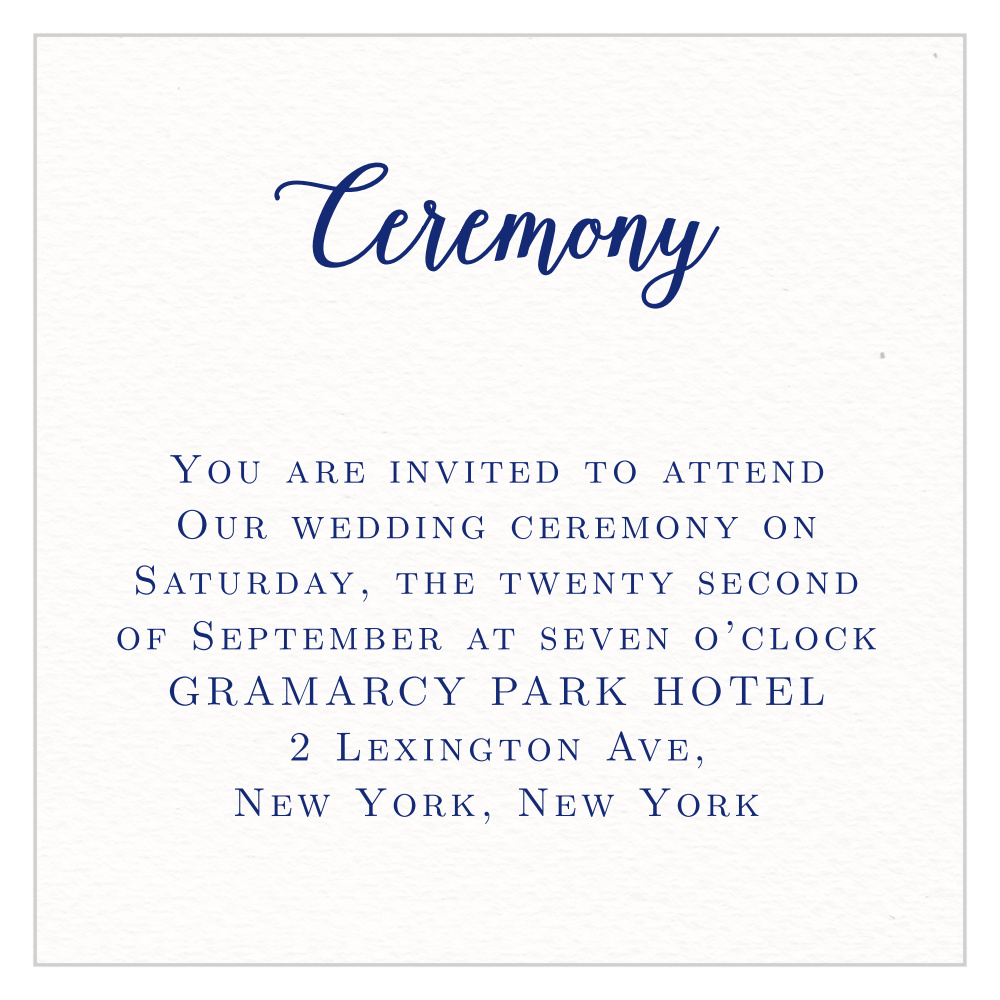 Watercolor Anemone Ceremony Cards