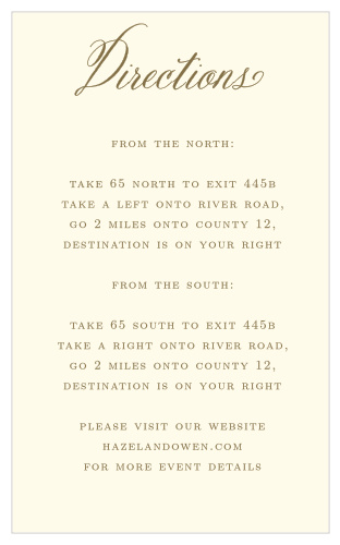 Romantic Vintage Direction Cards