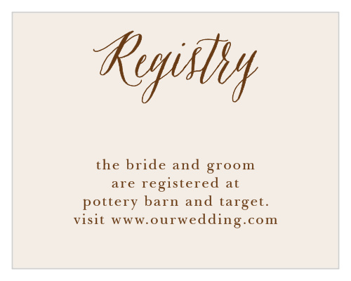 Play with the colors and text on the Drawn Together Registry Cards from the Crafty Pie Collection at Basic Invite.