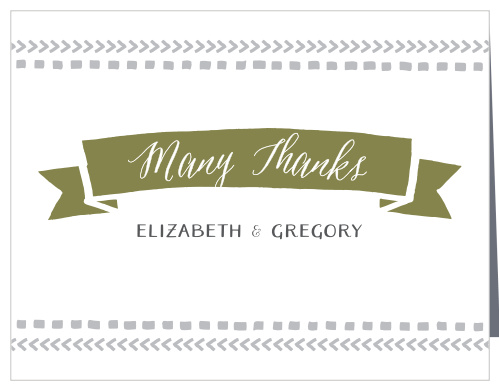 Personalize the Rustic Tribal Thank You Cards with your names, wedding colors and favorite fonts.