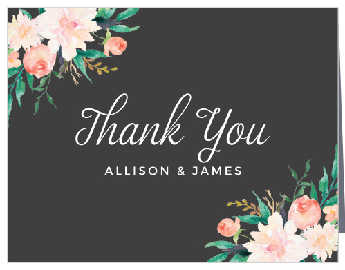 Blossoming Love Wedding Thank You Cards
