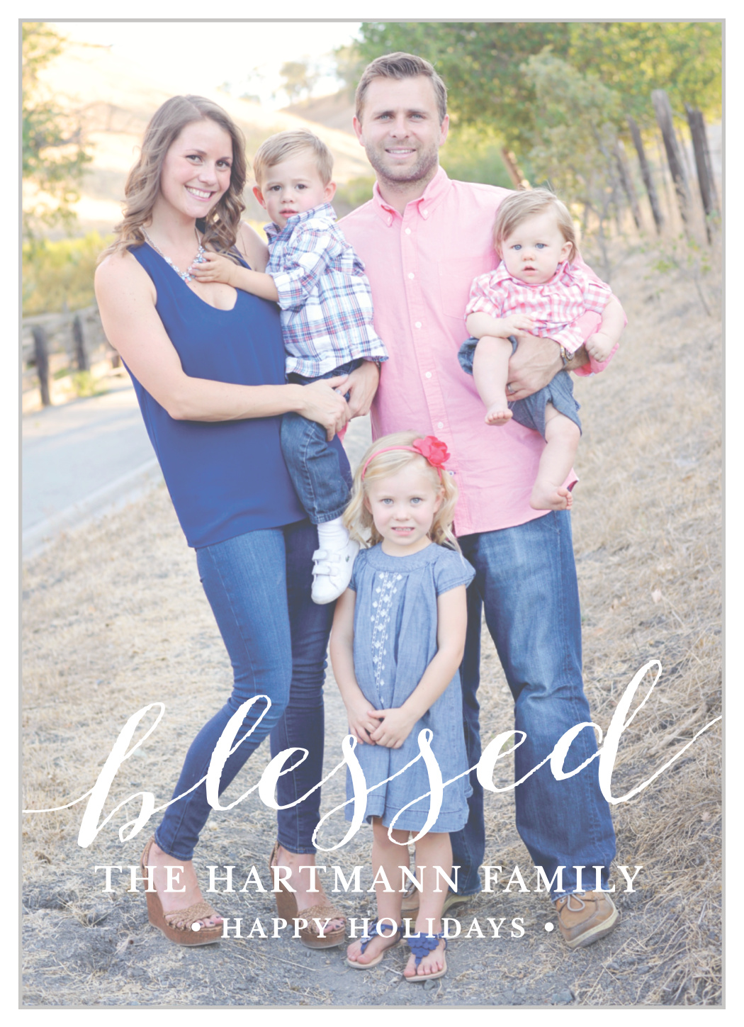 Blessed Photo Holiday Cards