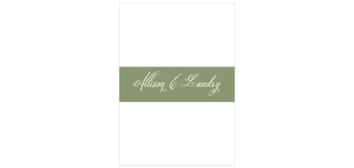 Make your wedding stationery extra special with the Romantic Vintage Belly Bands from the Crafty Pie Collection at Basic Invite.