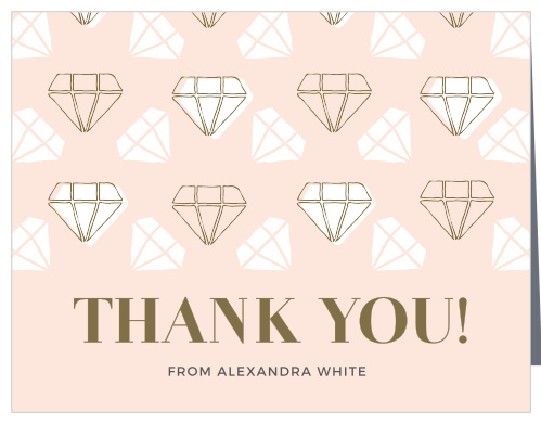 She's A Gem Bridal Shower Thank You Cards