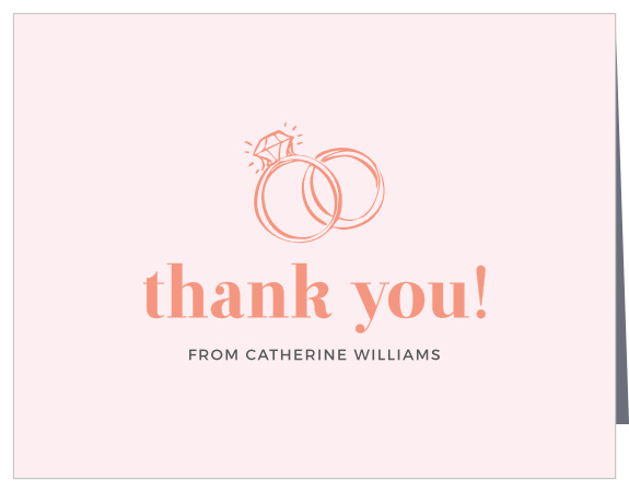 Express your gratitude to friends and family who showered you with gifts with the Pop Fizz Clink Bridal Shower Thank You Cards.