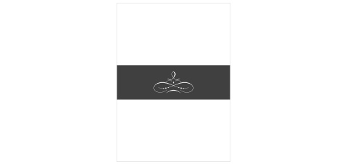 The Vintage Ornamental Belly Bands are an elegant addition to your wedding stationery.