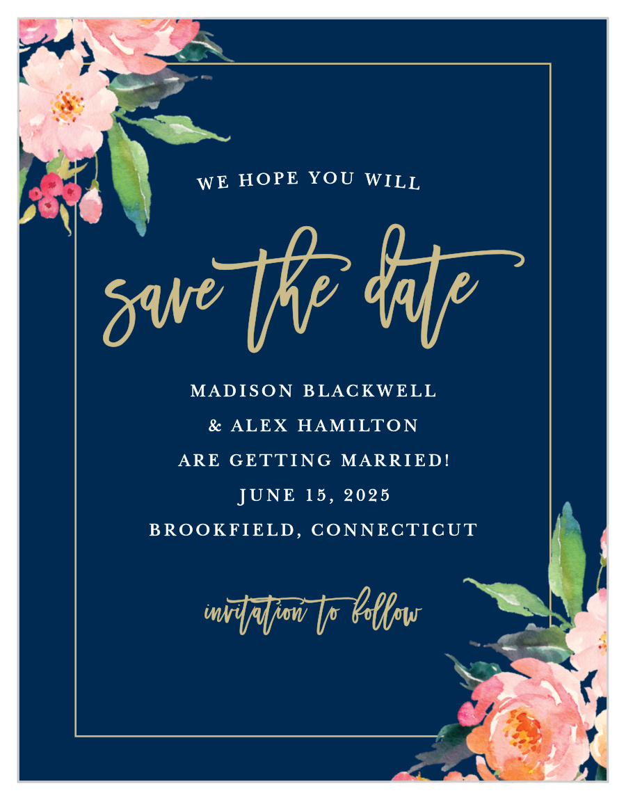 Standing Ovation Save the Date Cards