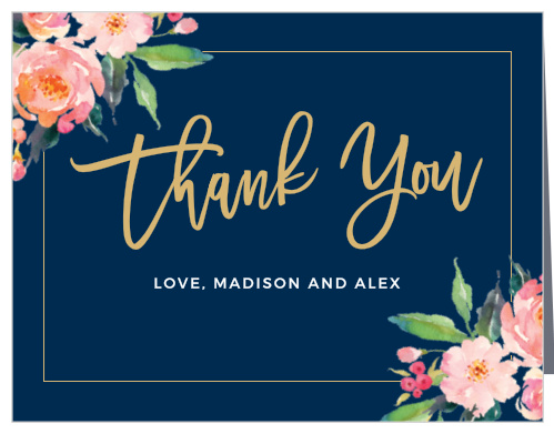 Standing Ovation Foil Wedding Thank You Cards