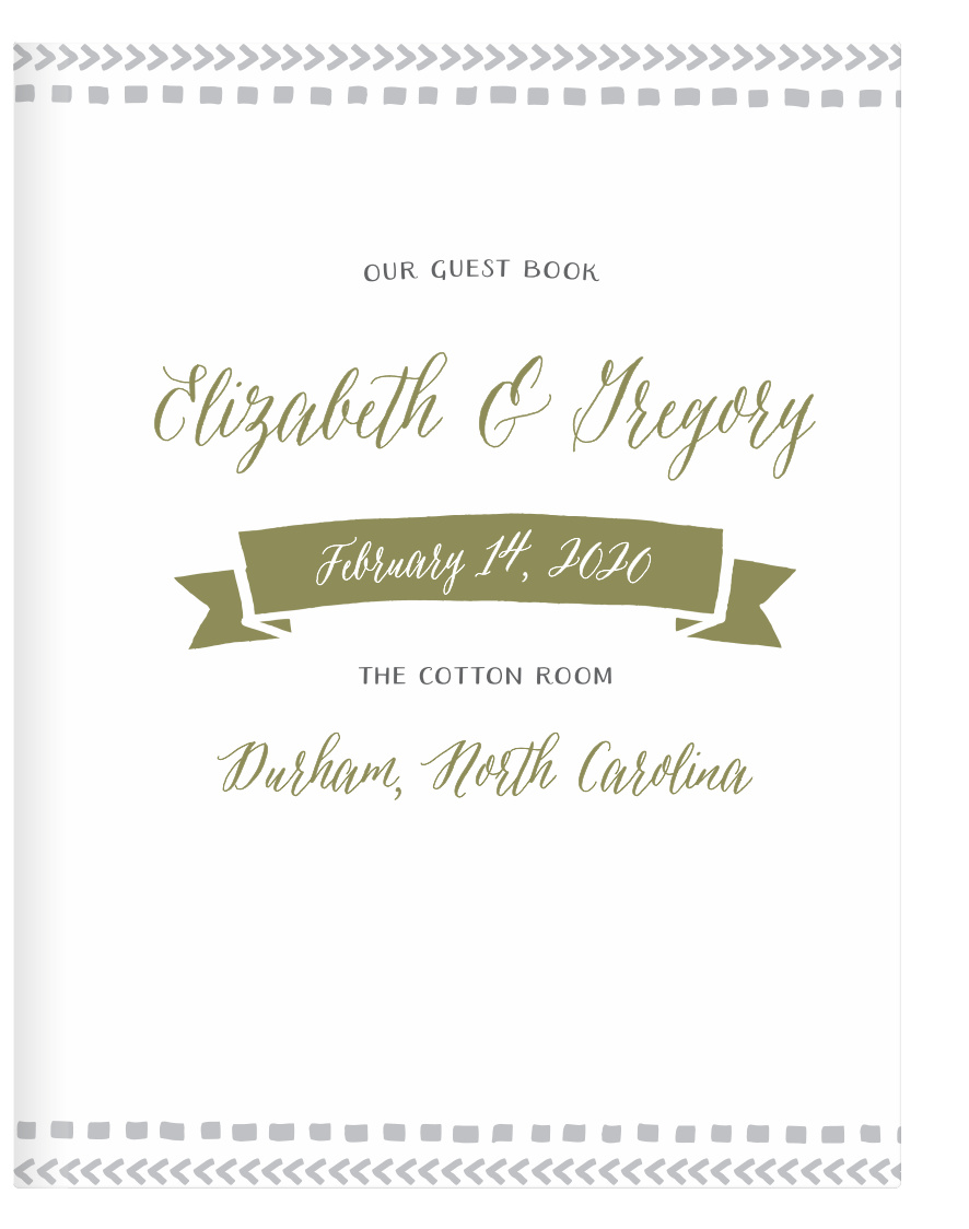 Show off your style with the completely customizable Rustic Tribal Guest Book from the Crafty Pie Collection at Basic Invite.